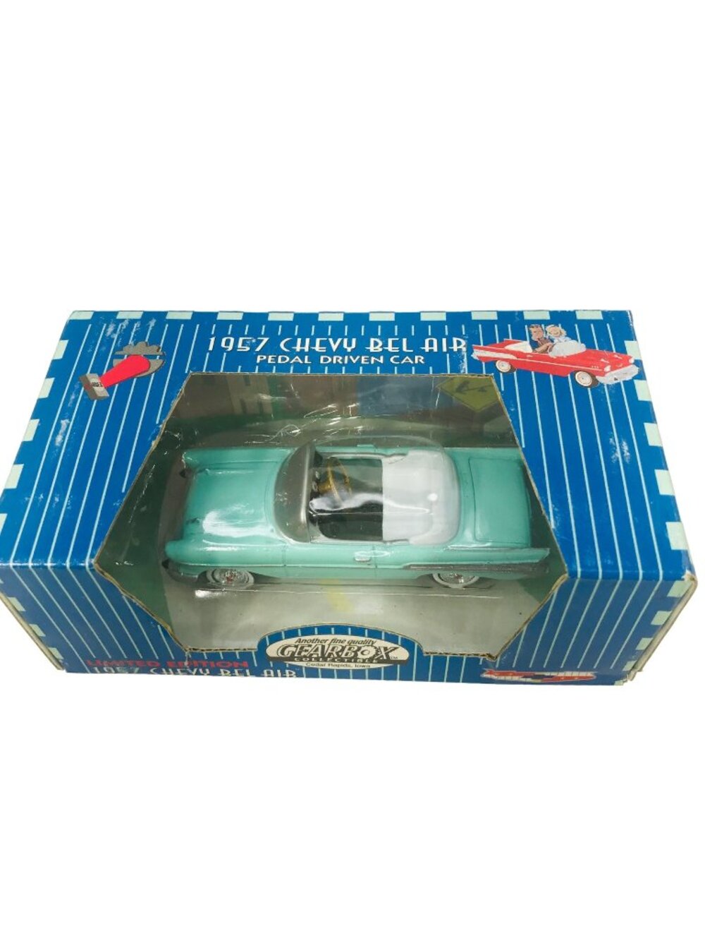 Gearbox 1997 Vintage 1957 Chevy Bel Air Convertible Serial #04290 Pedal Car New